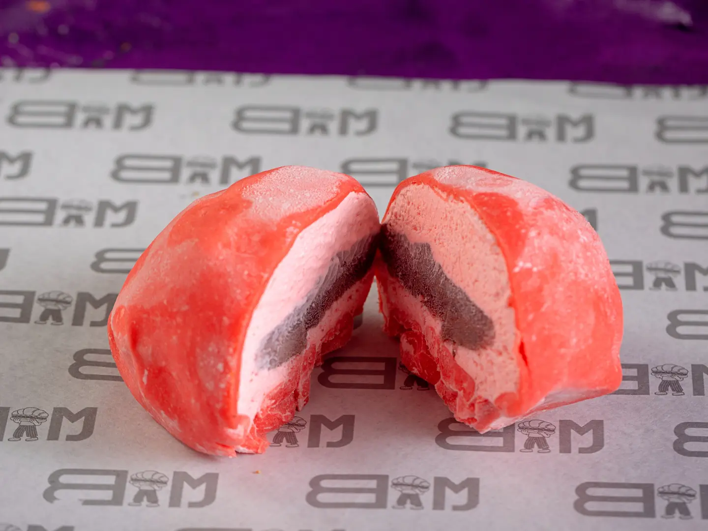 Strawberry Mochi Ice Cream