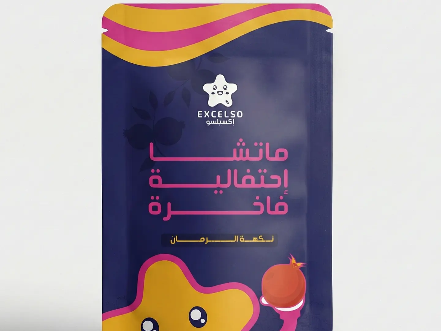 ماتشا احتفالية فاخرة - نكهة الرمان 40 قرام