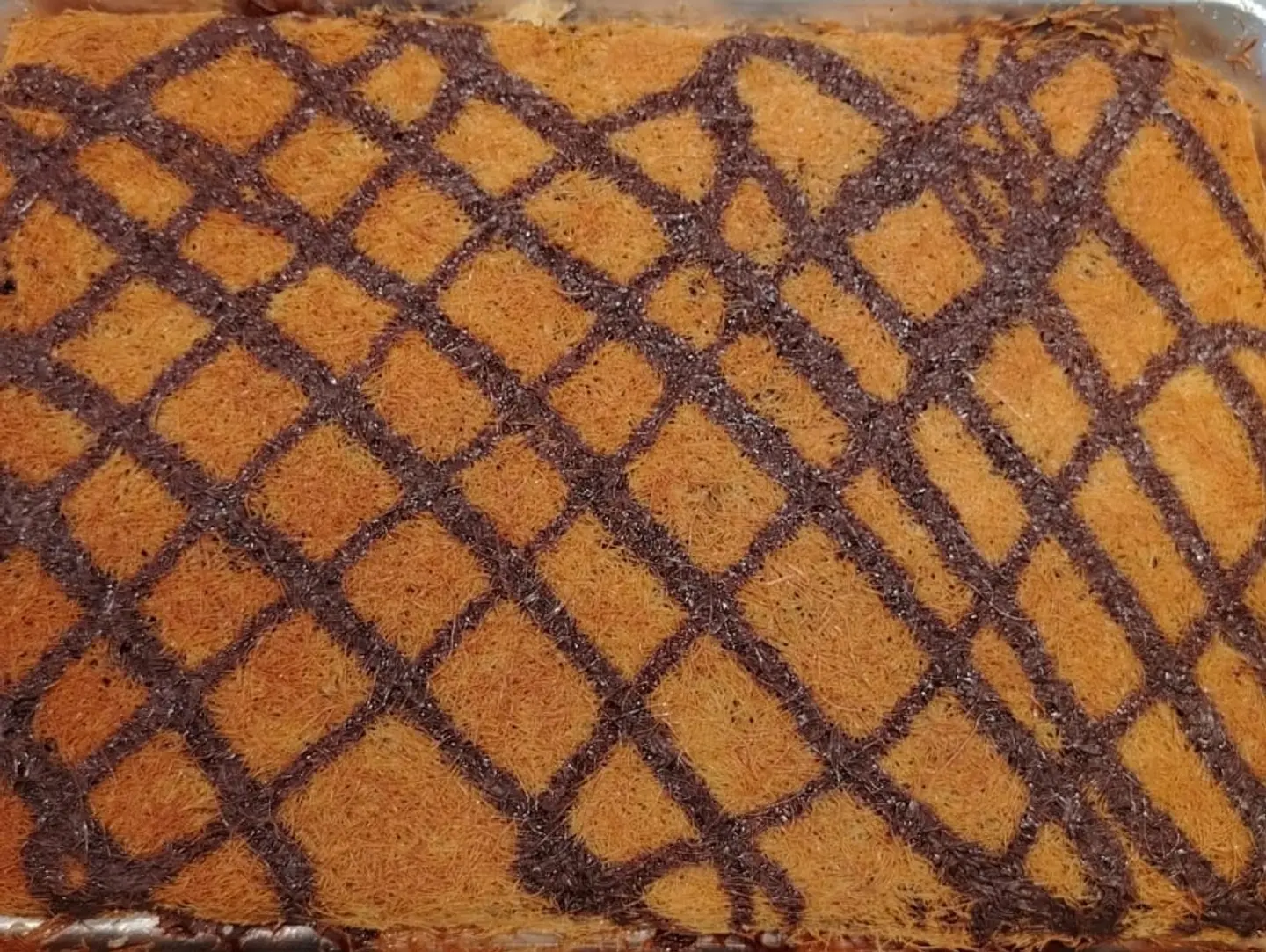 Kunafa With Golden Nutella