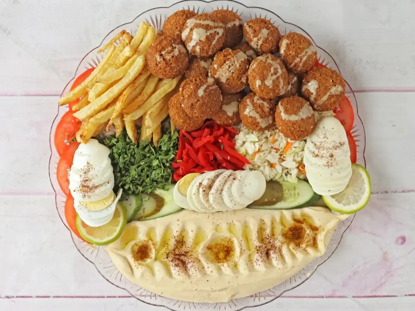 Mixed Falafel Platter (Medium)