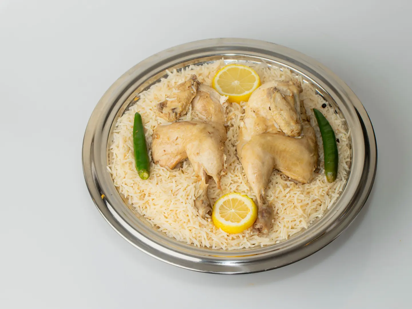 دجاجة مضغوط أبيض