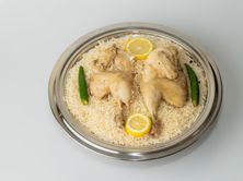 دجاجة مضغوط أبيض