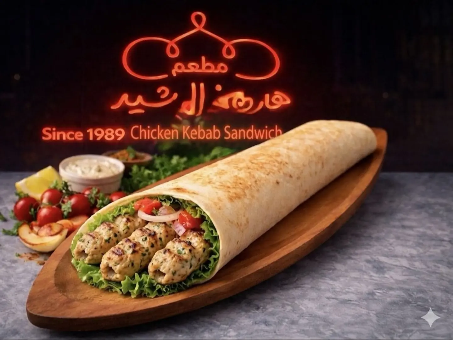 ساندويتش كباب دجاج