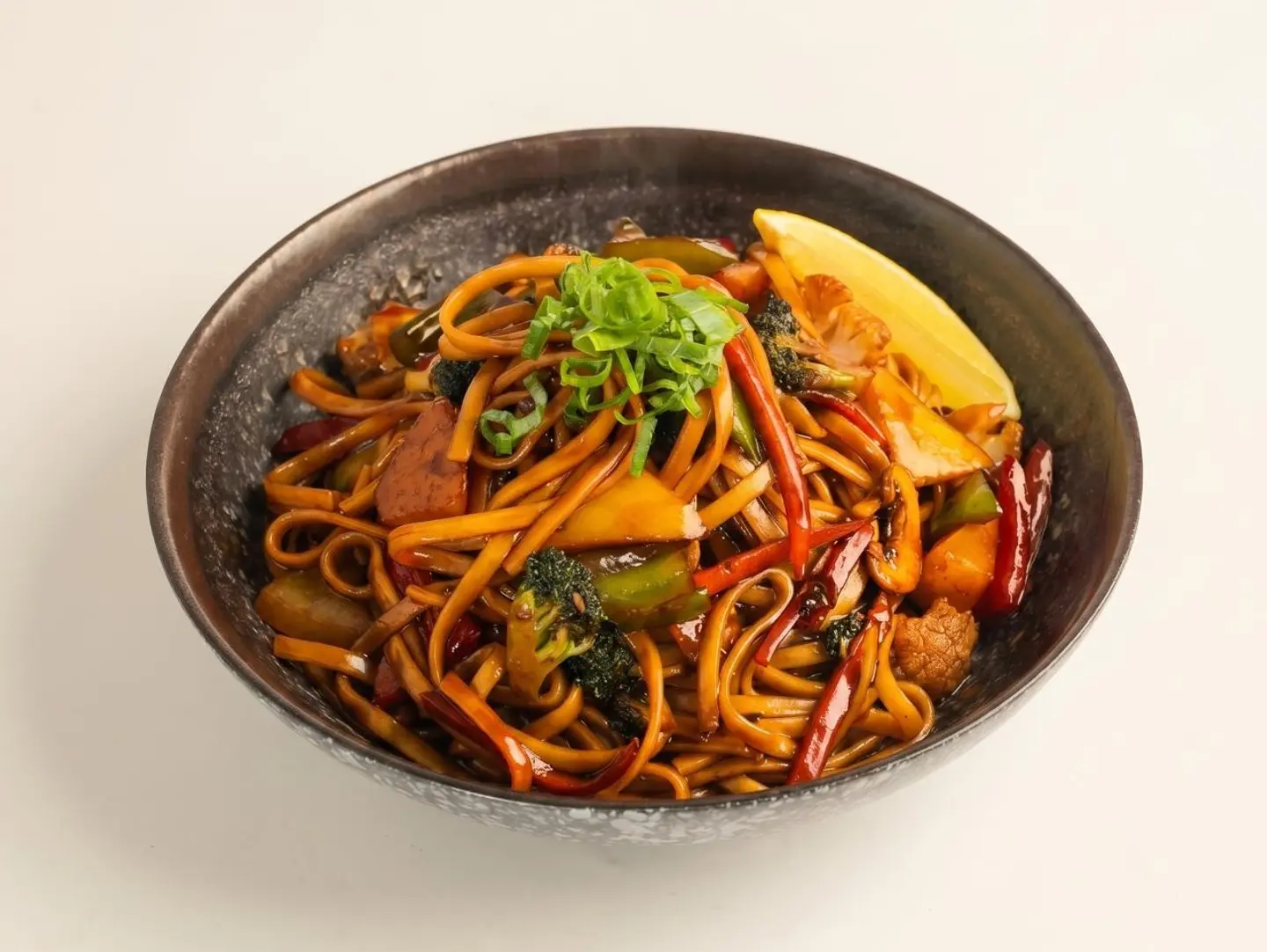 Chicken Udon Noodles - Teriyaki Sauce