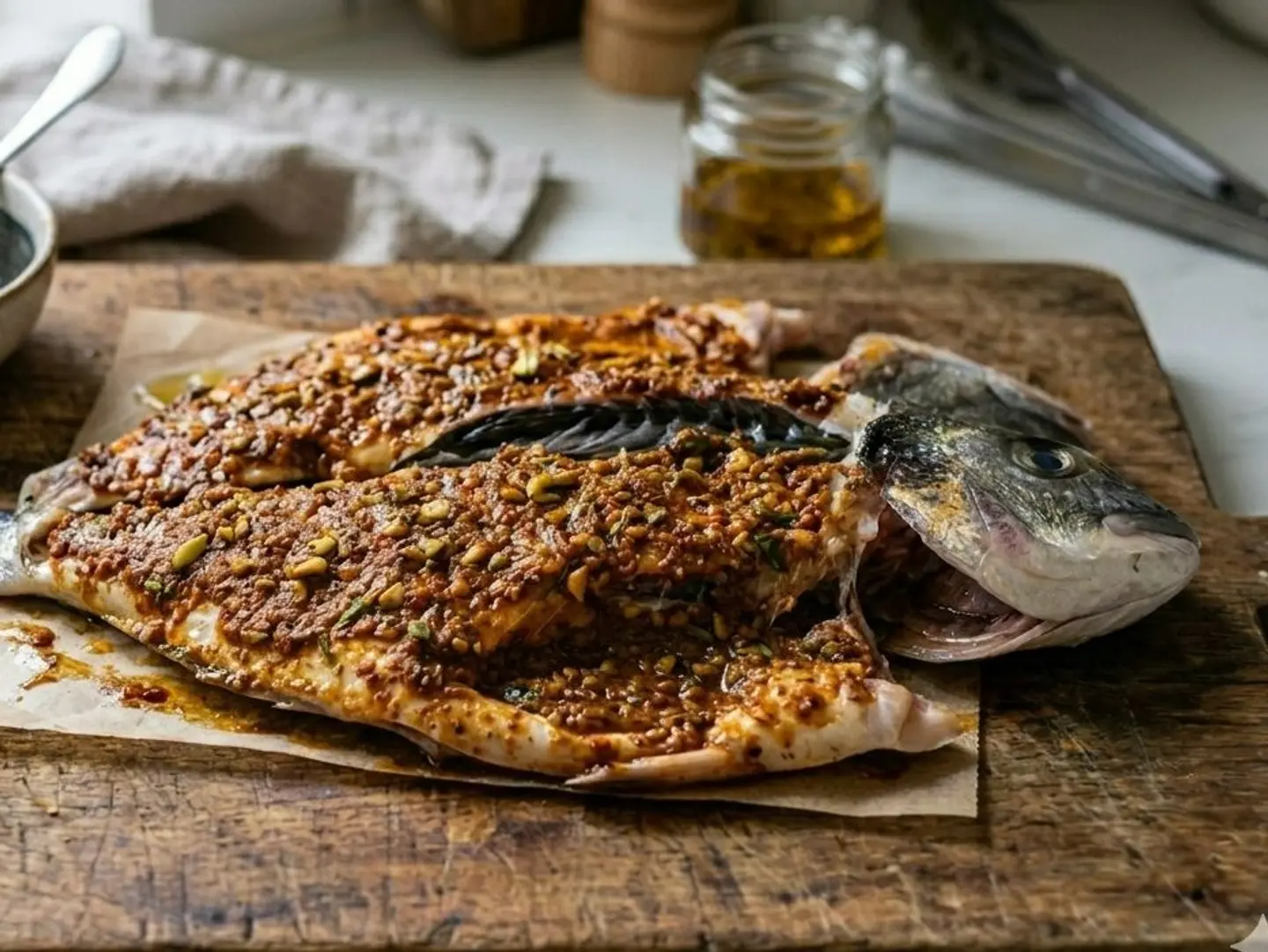 سمك الدنيس المتبل