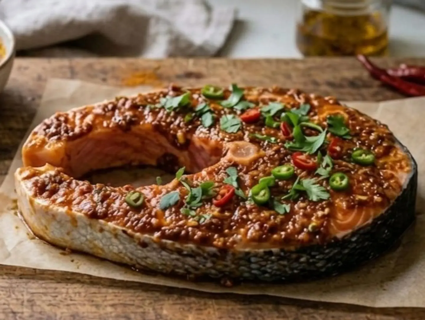 سمك السلمون المتبل