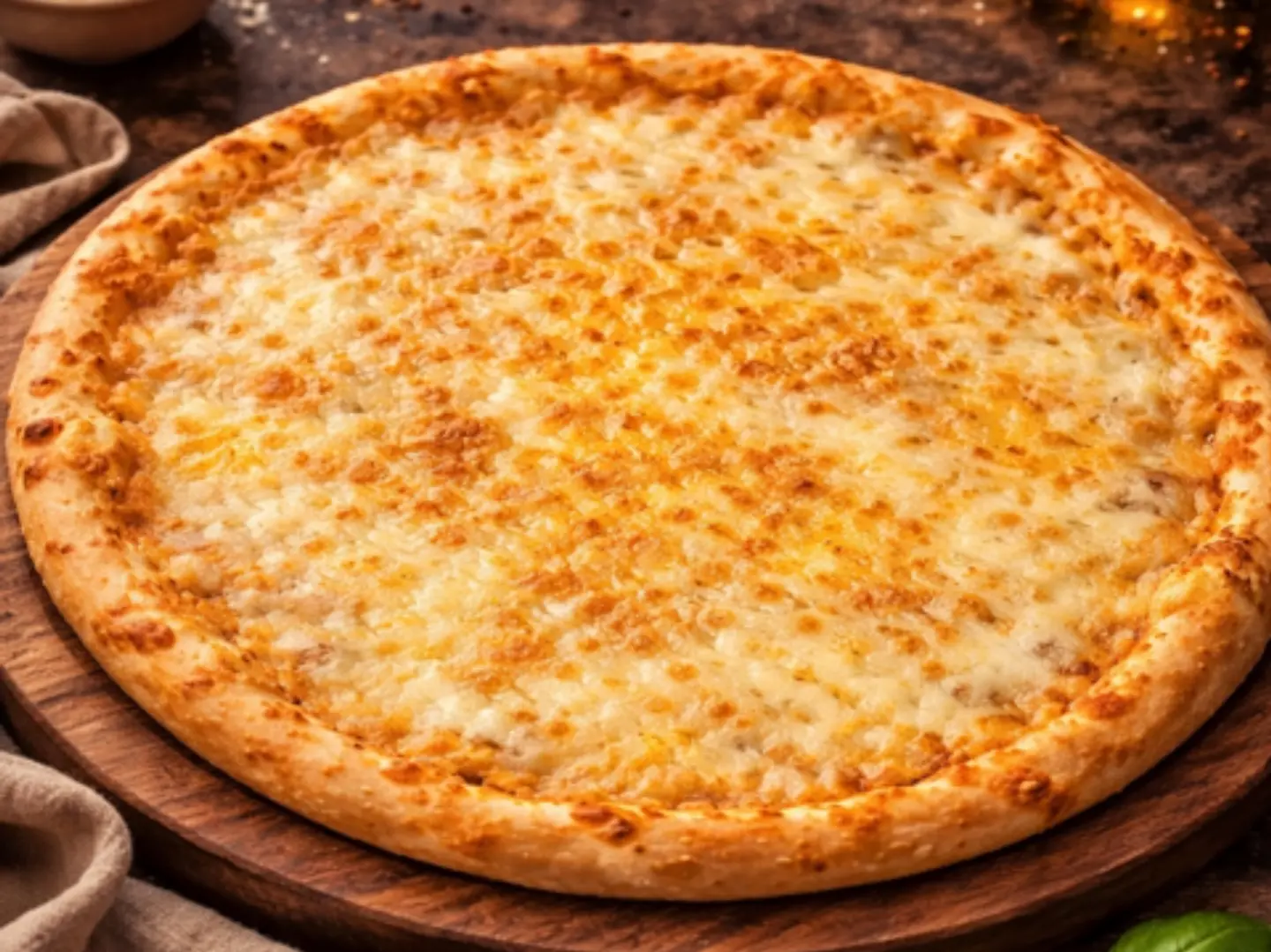 بيتزا الاجبان الأربعة