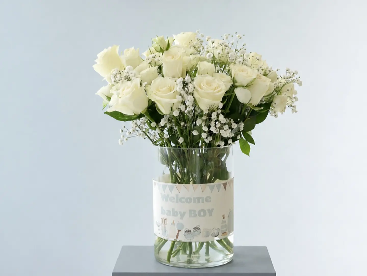 Baby Boy Vase