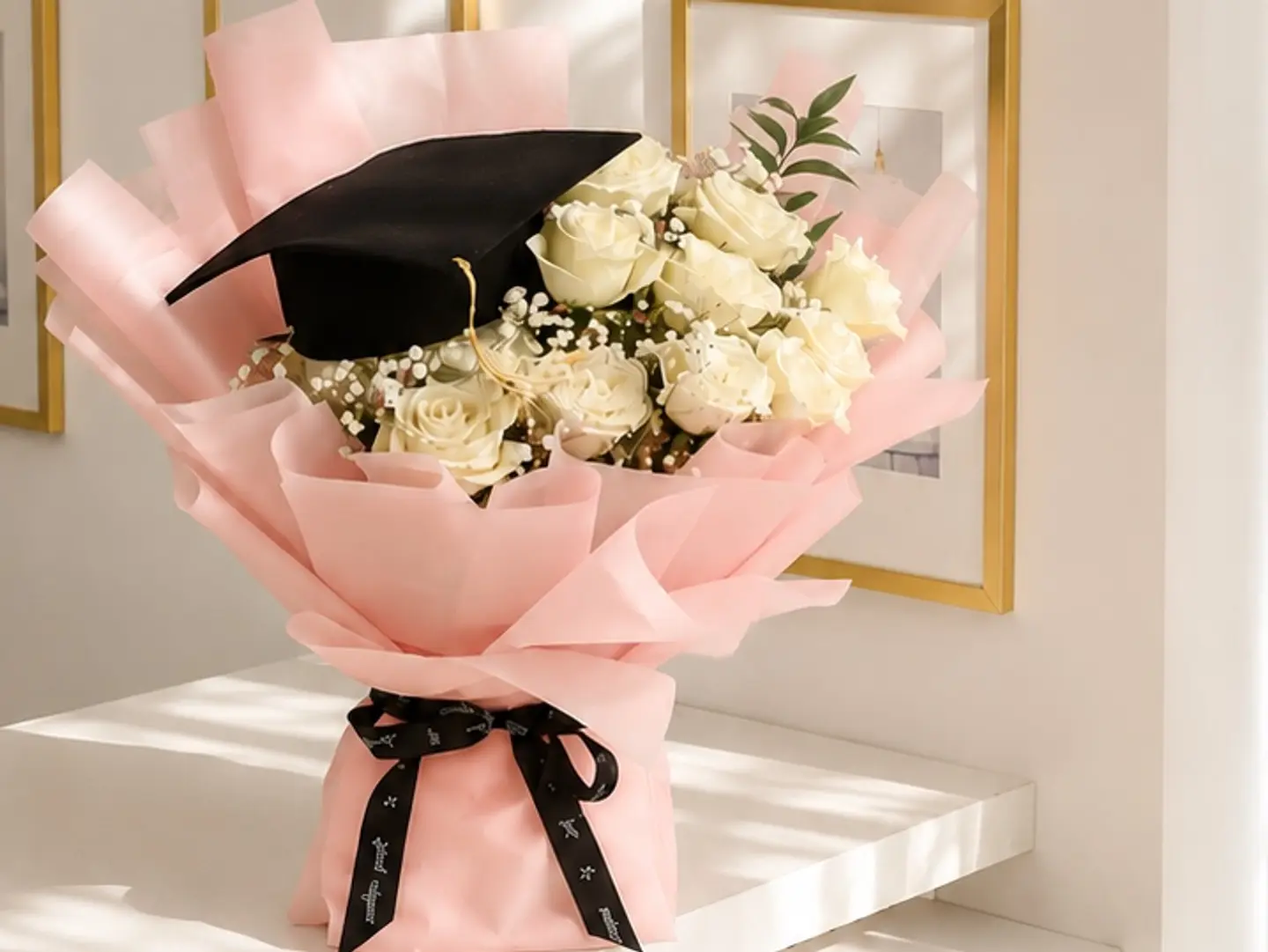 Graduation Bouquet Pink