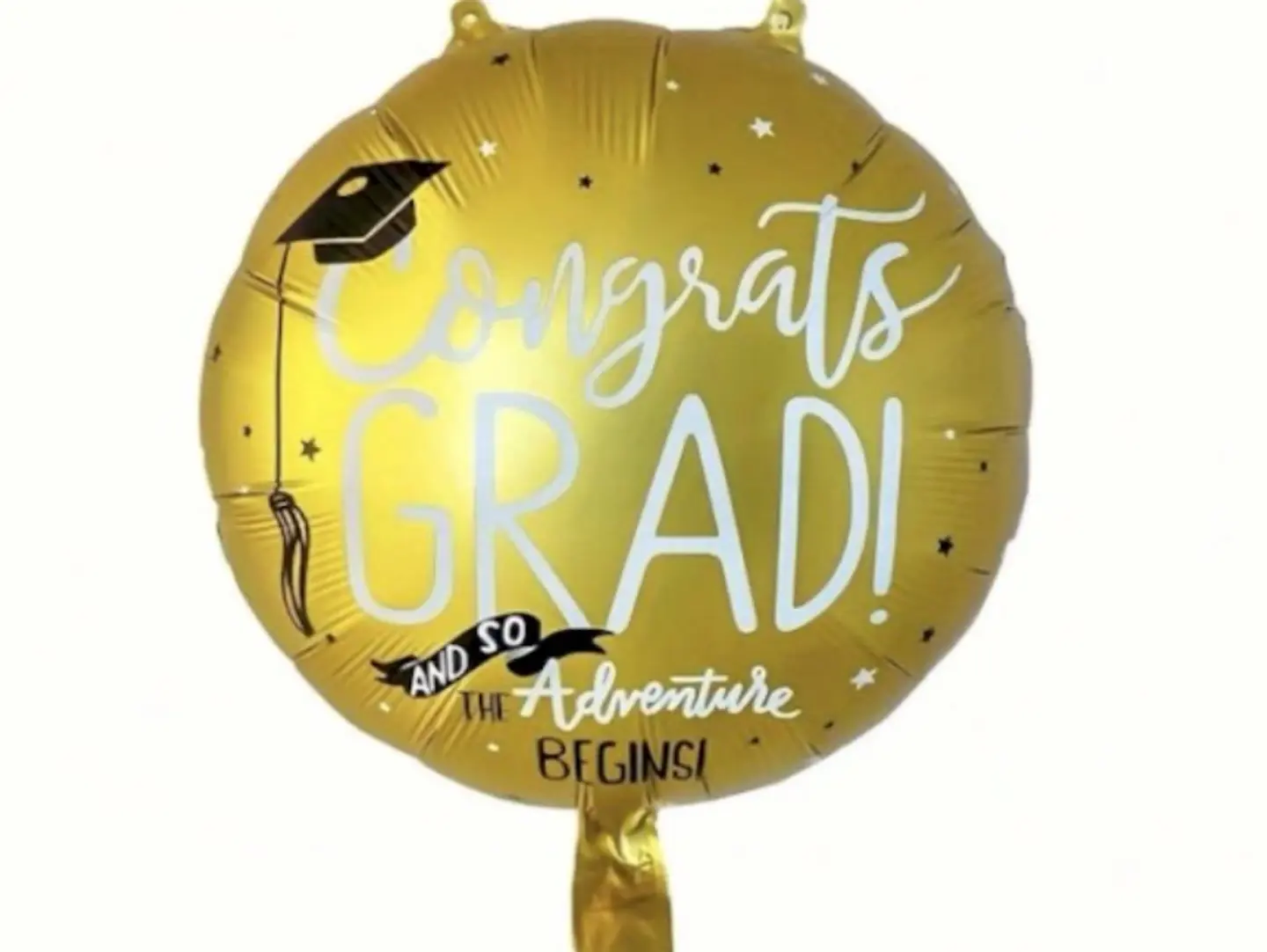 Graduation Balloon S Gold