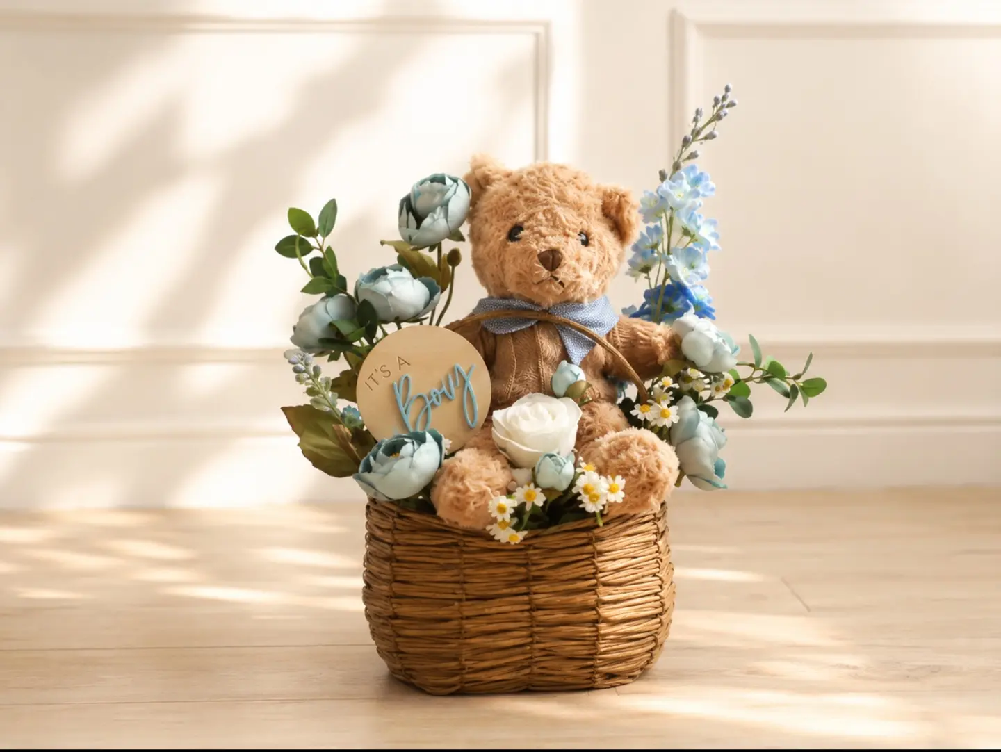 Baby Gift (Artificial Flowers )   De