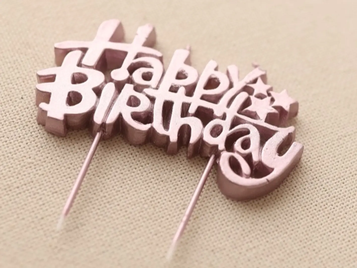 Birthday Candles   Pink
