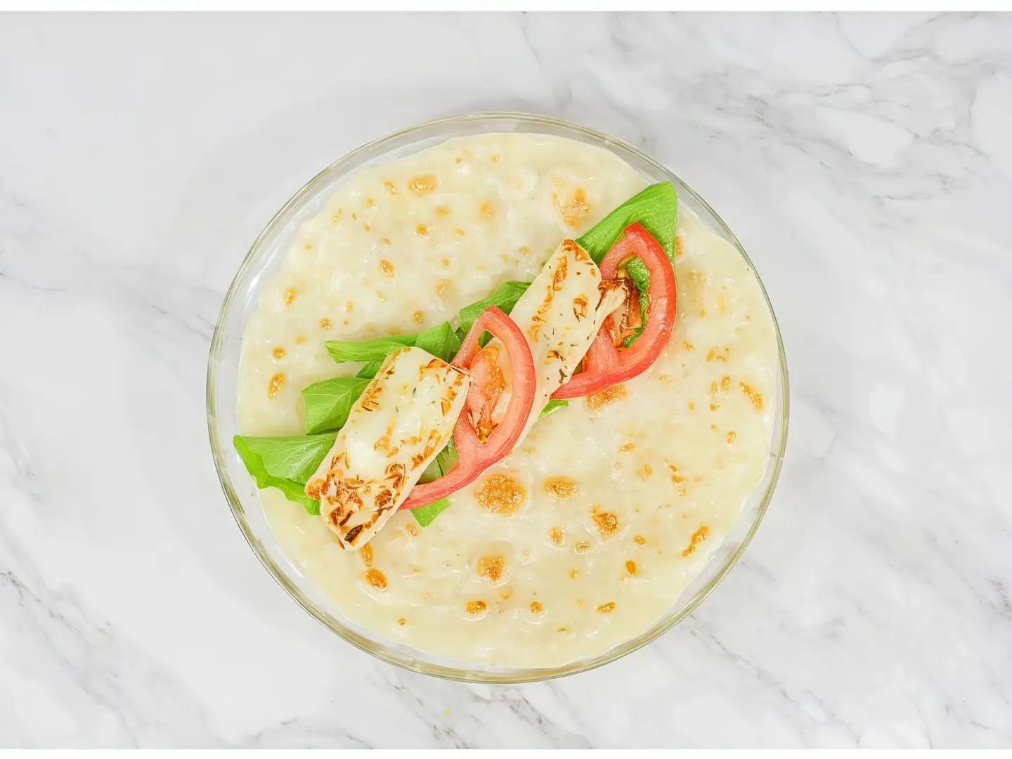 Saj Bread With Salty Cheese