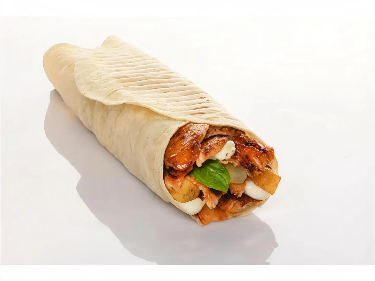 Chicken Mgalgal Sandwich In Saj Bread - Regular