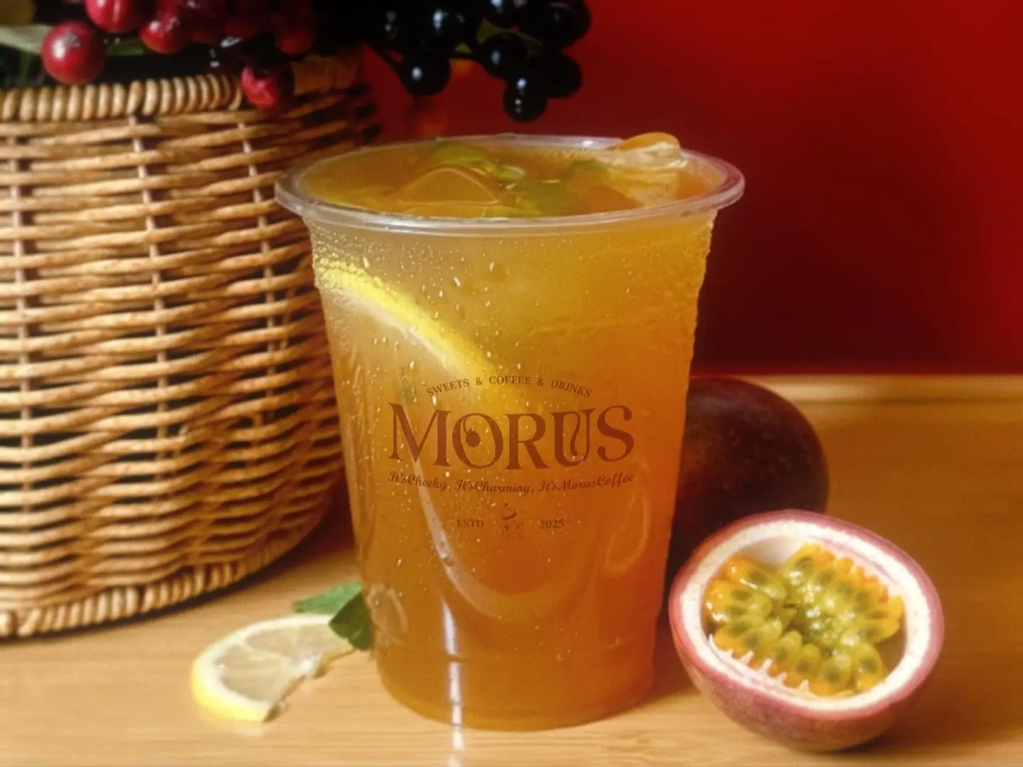 Tropical Drink With Passion Fruit Flavor