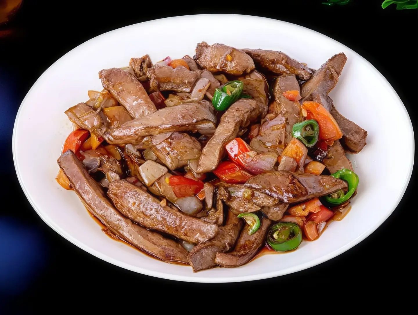 صحن كبدة طازج نفر