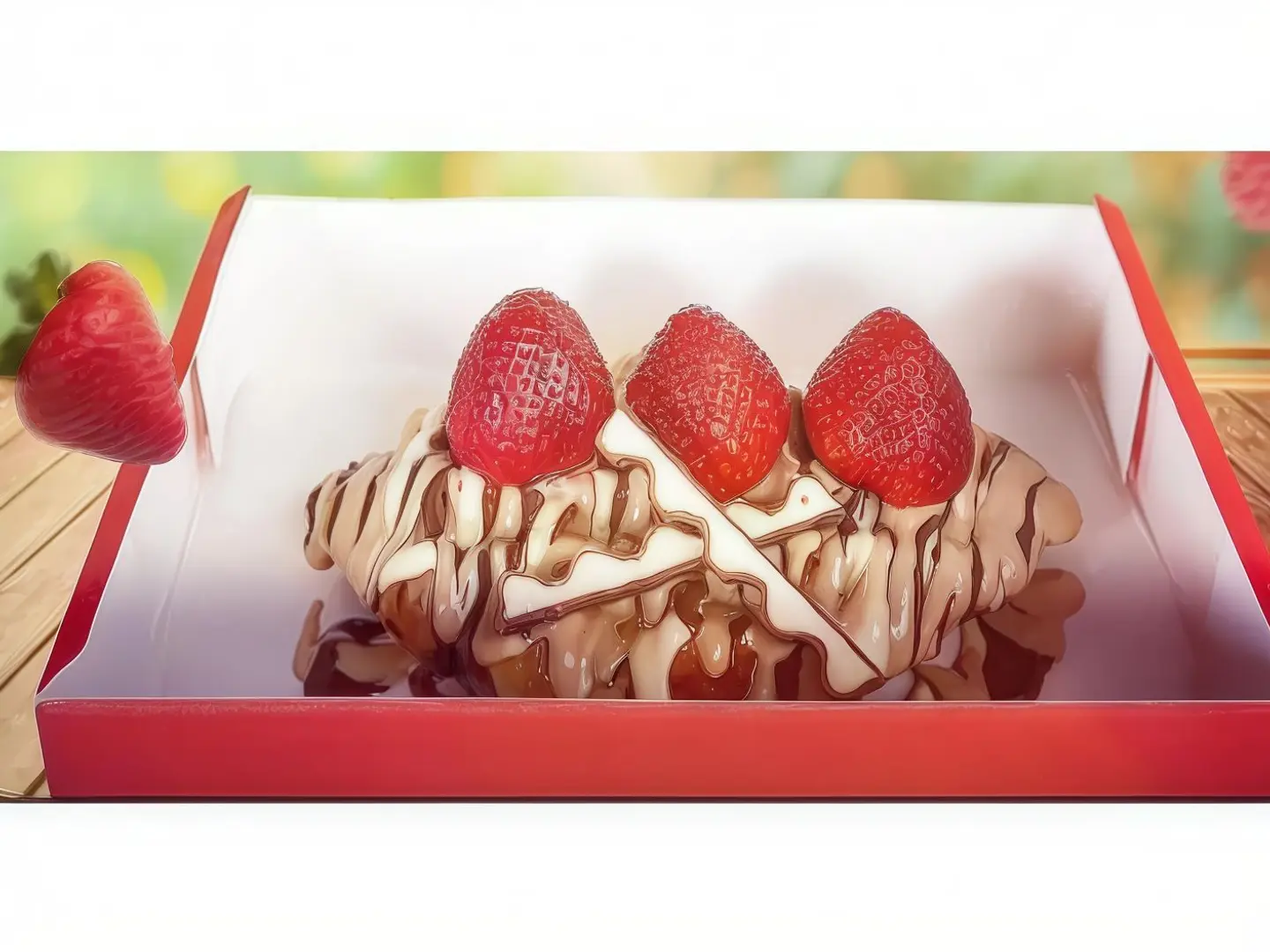 Croissant Waffle Nutella