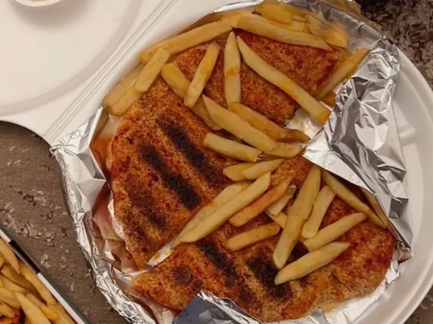 Shawarma Hawawshi With Cheese