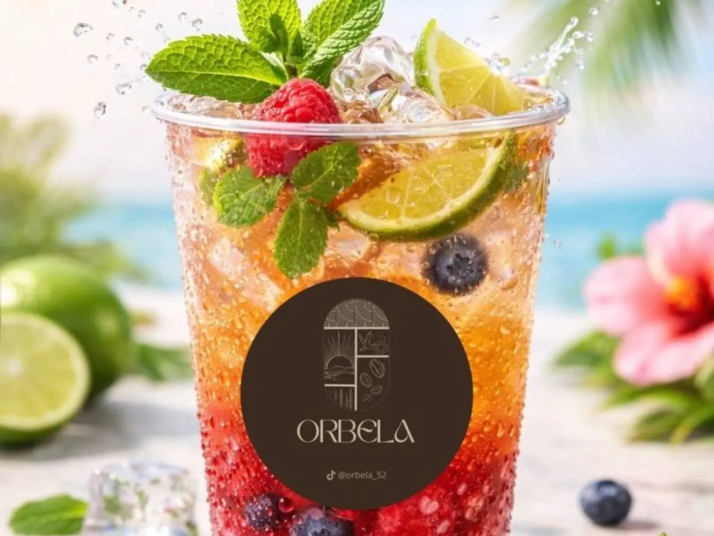 Iced Raspberry Mojito