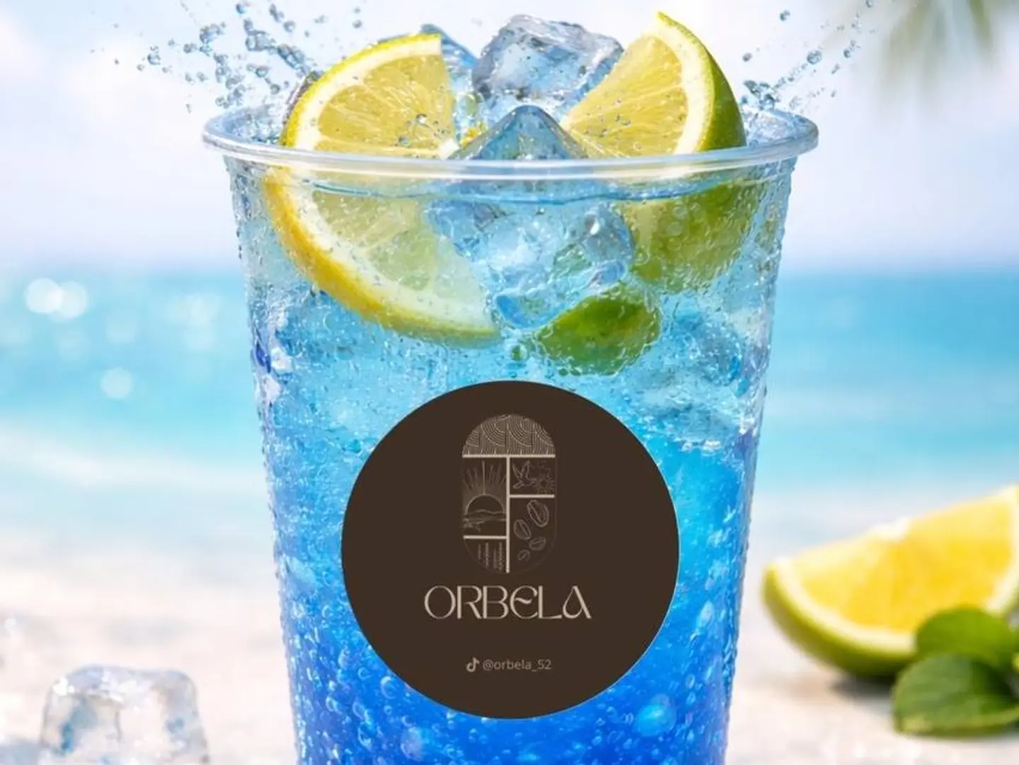Iced Blueberry Mojito