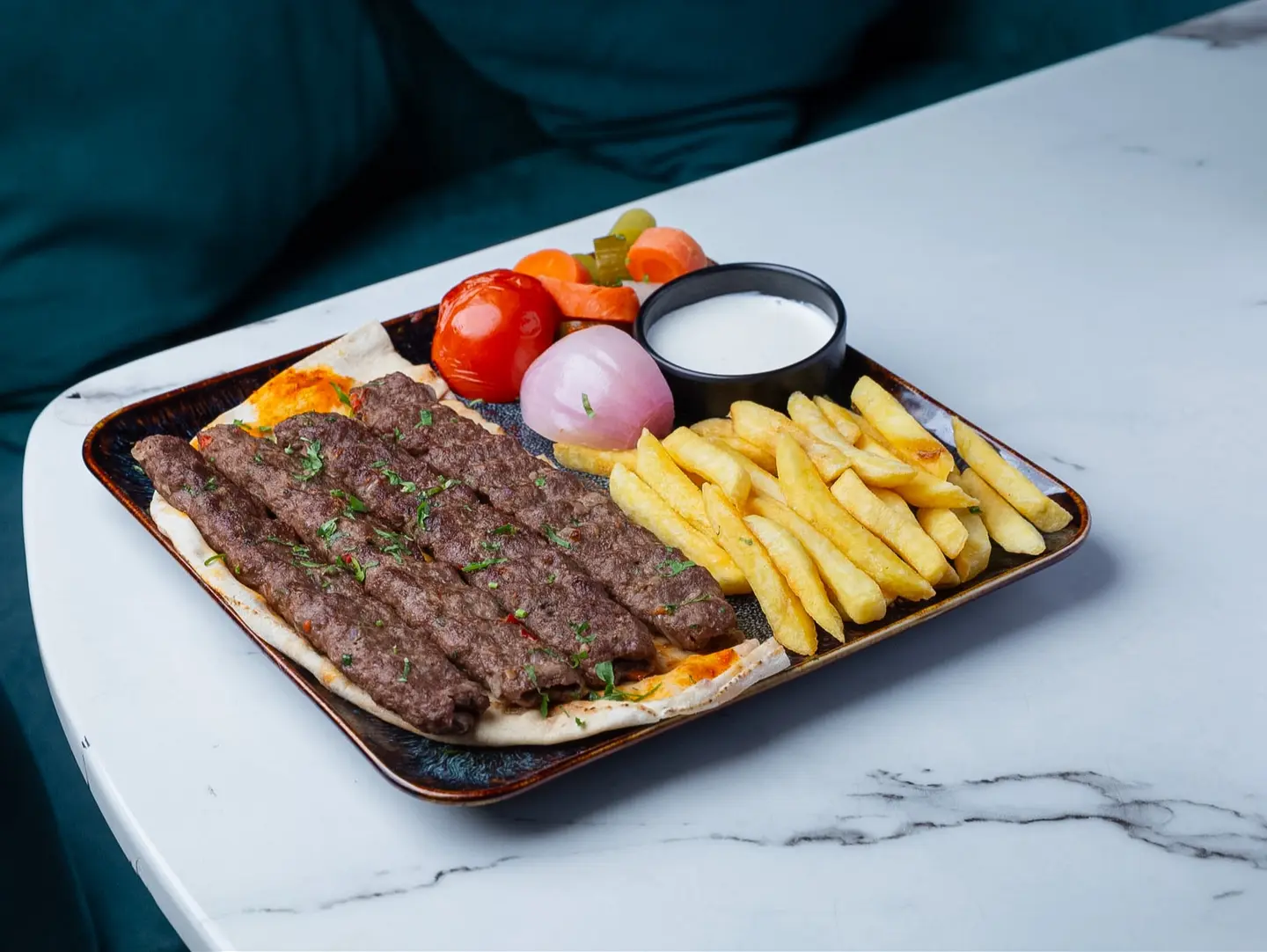 4 Skewers Meat Kebab