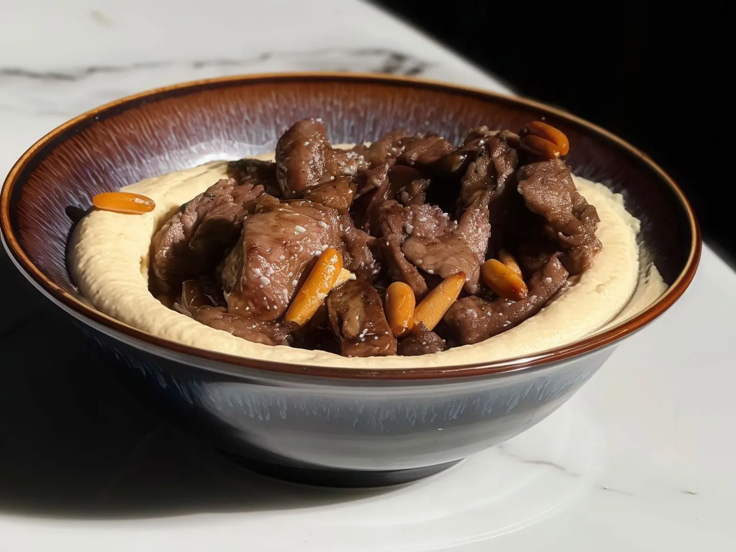 Hummus With Meat