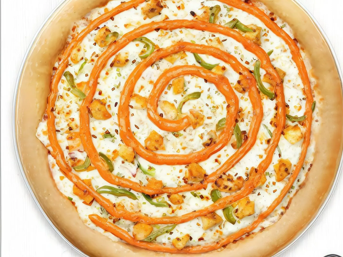 بيتزا دجاج ديناميت كبير