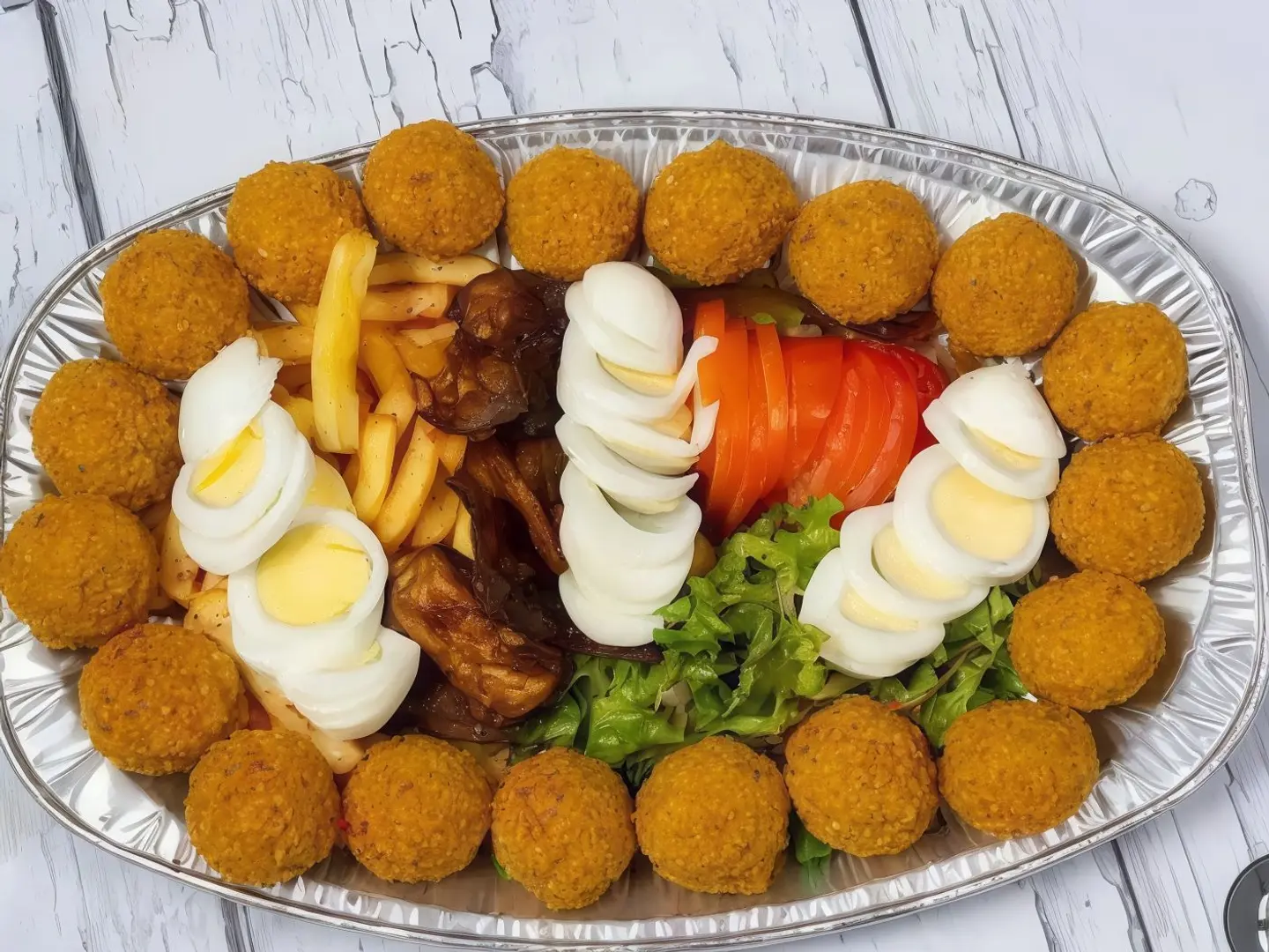 صحن فلافل صغير