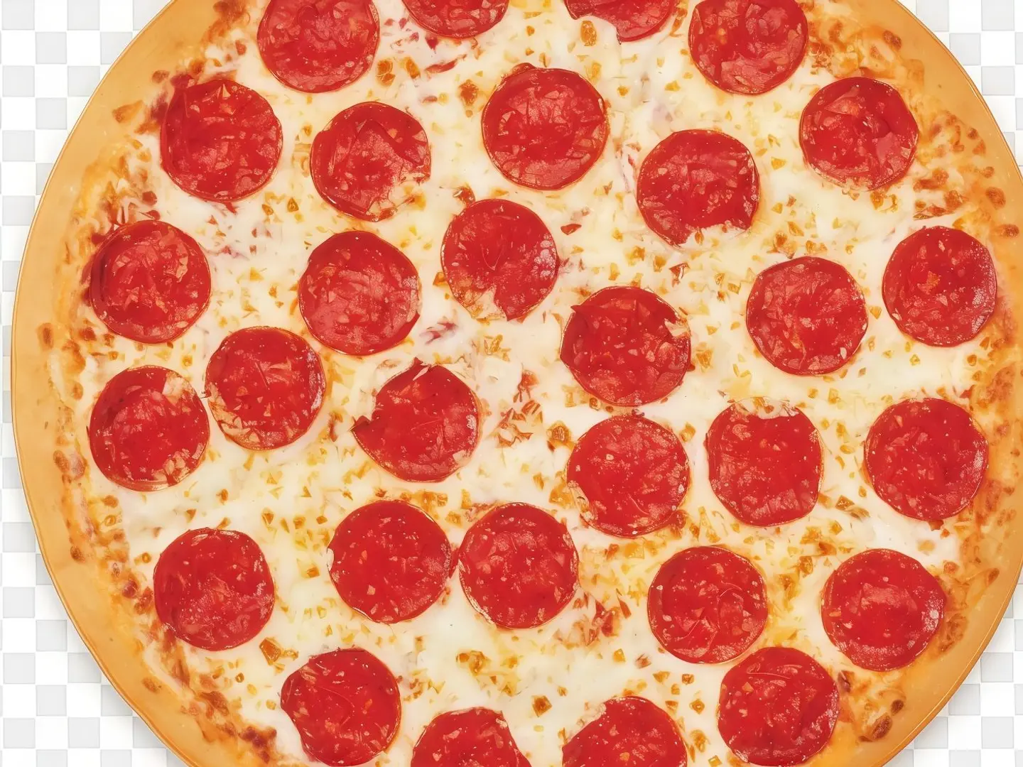 بيتزا ببروني وسط