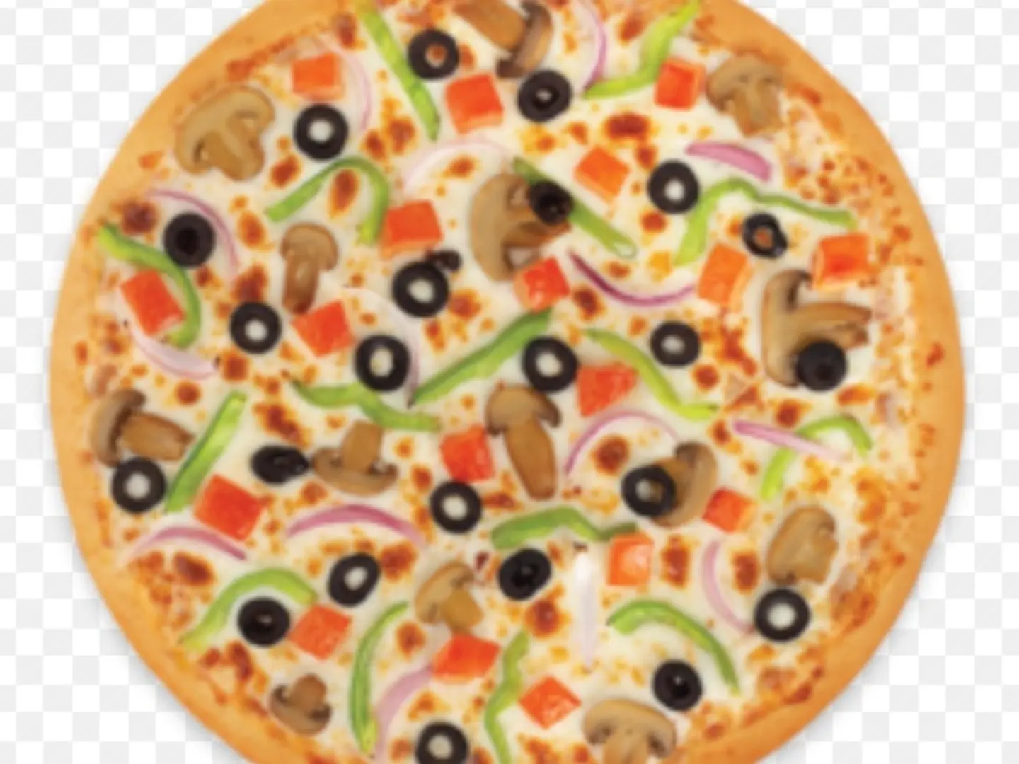 بيتزا خضار كبير