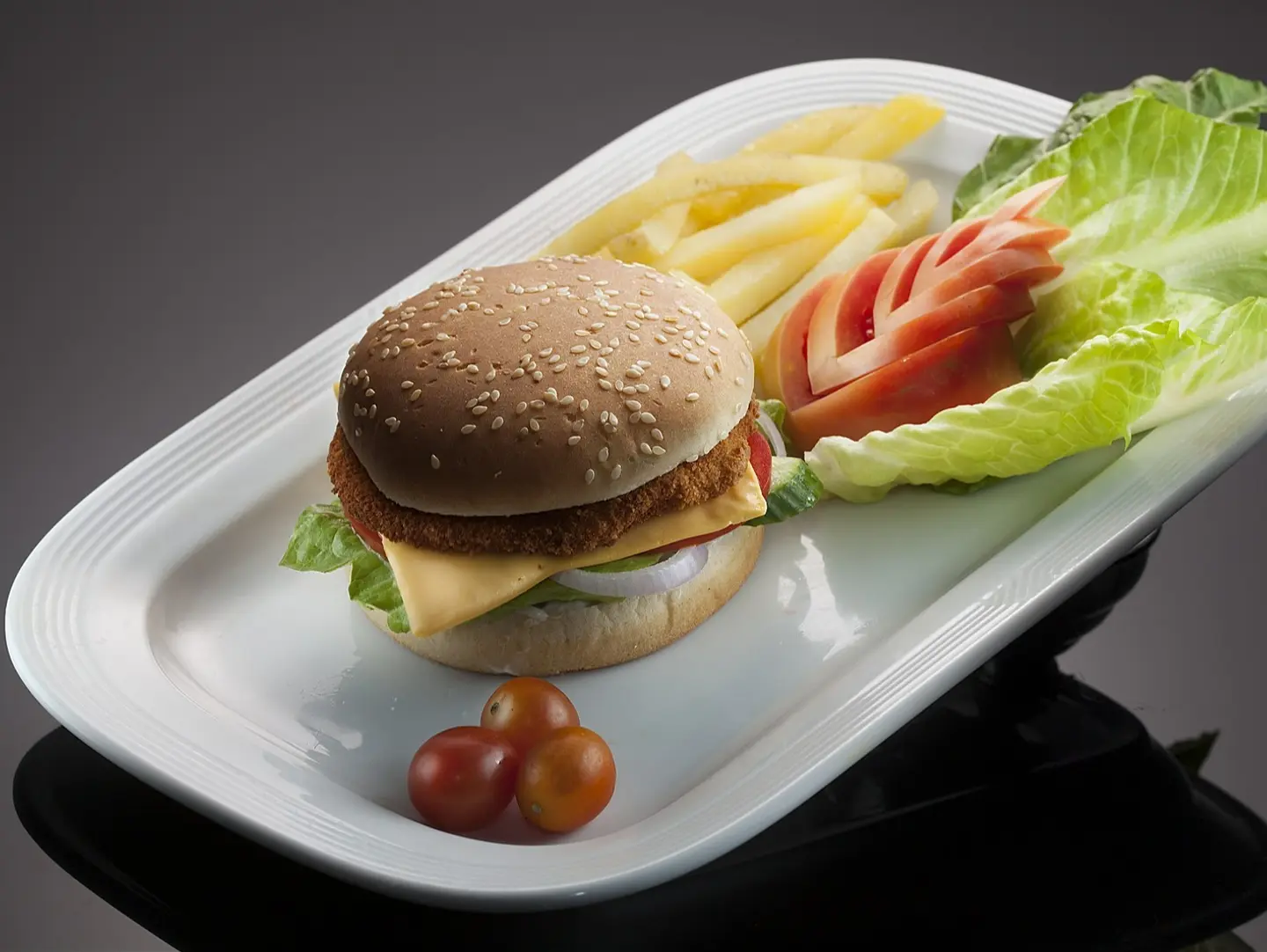 برجر الدجاج