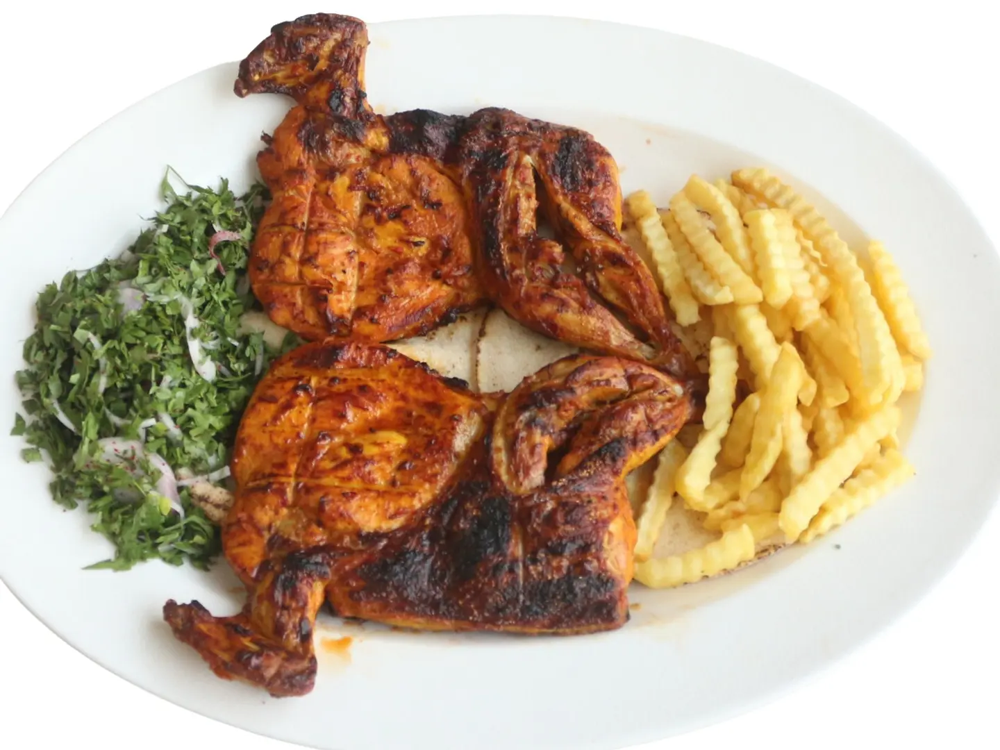 Charcoal Grilled Chicken Piece Without Rice