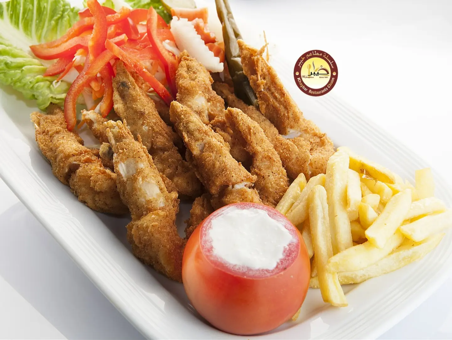 بروستد روبيان