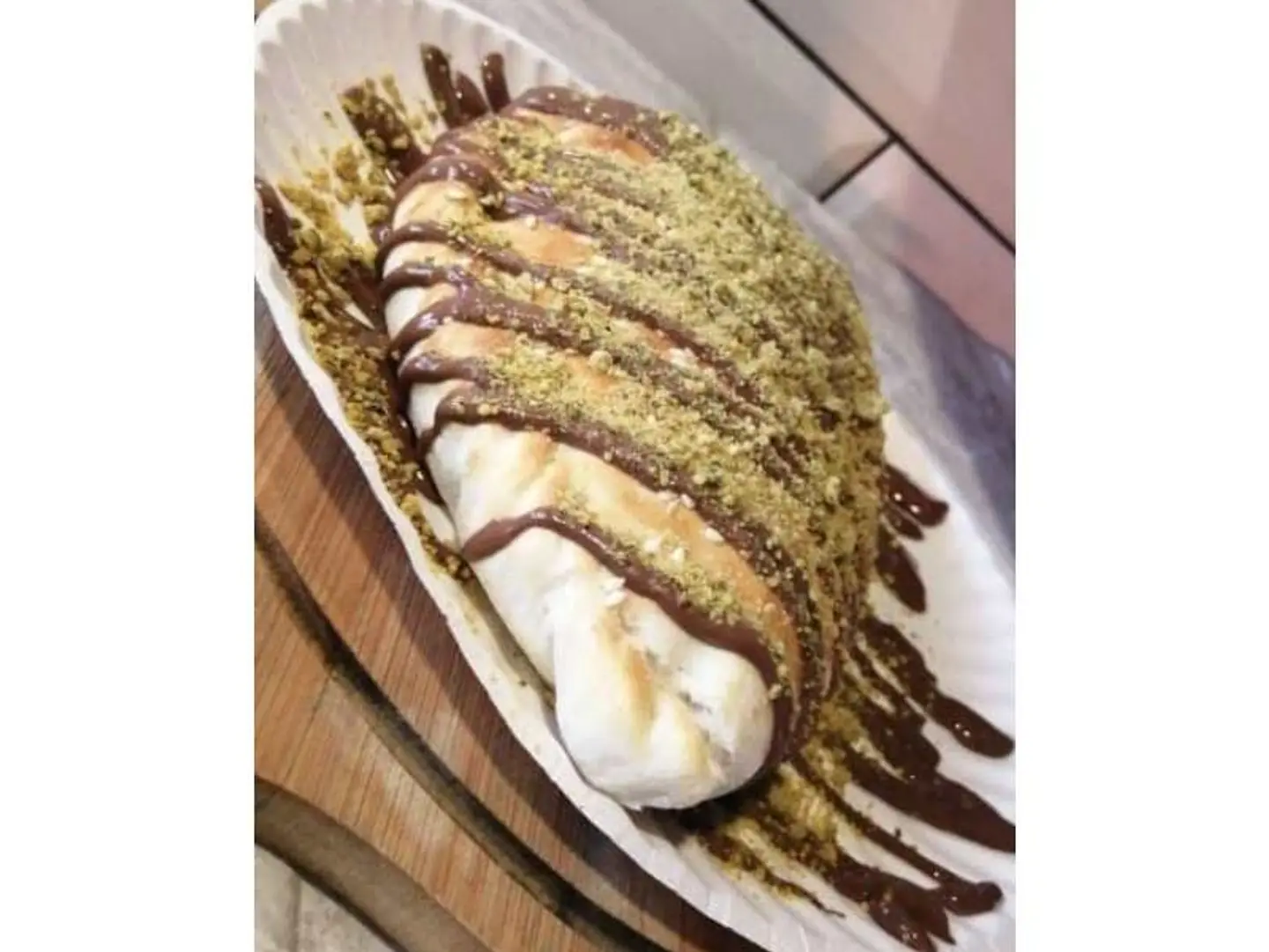 Nutella Manakish With Nuts