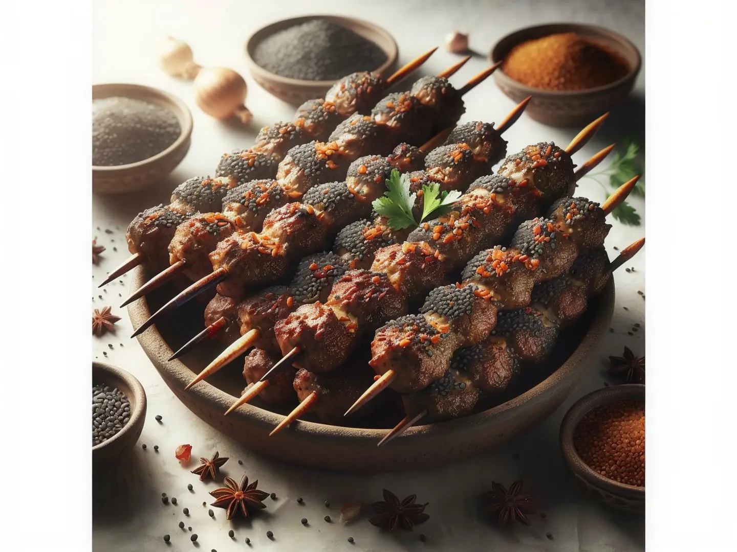 كباب لحم خشخاش