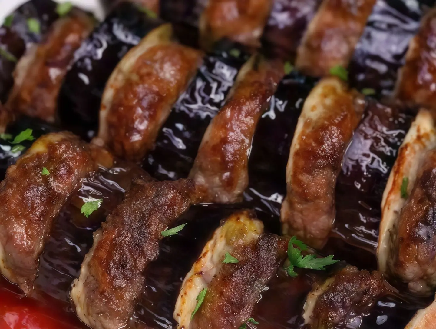 Beef Kebab With Eggplant