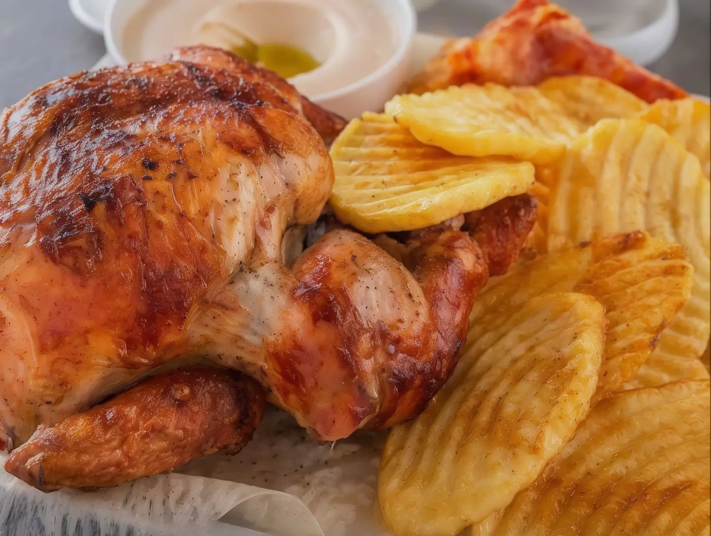 Half Grilled Chicken