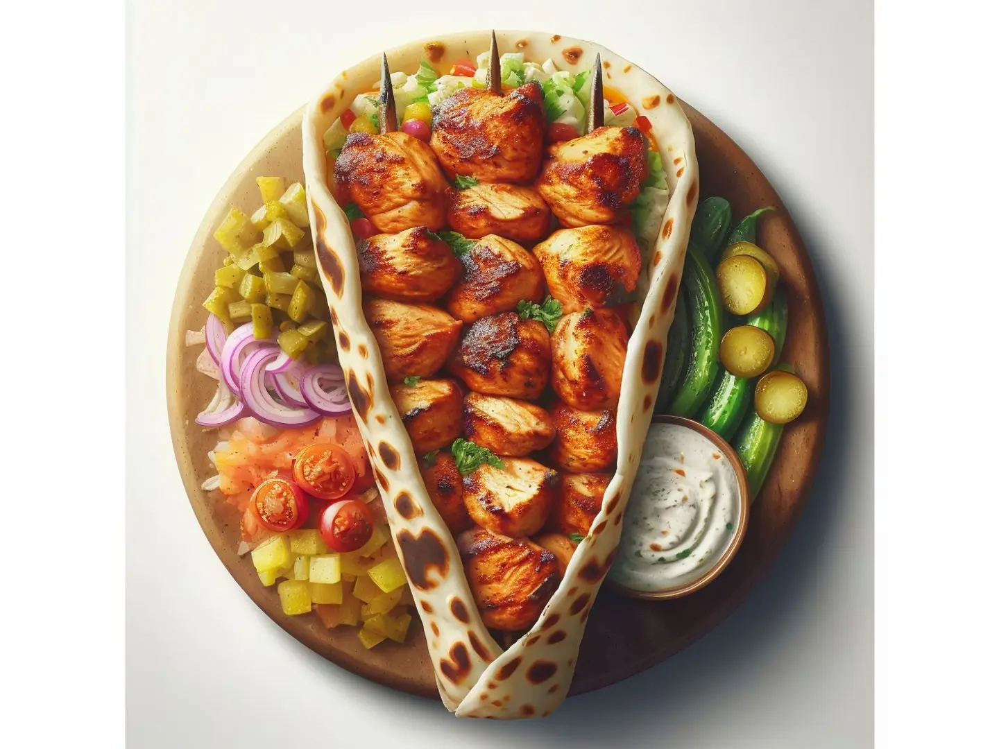 شاورما دجاج صغير