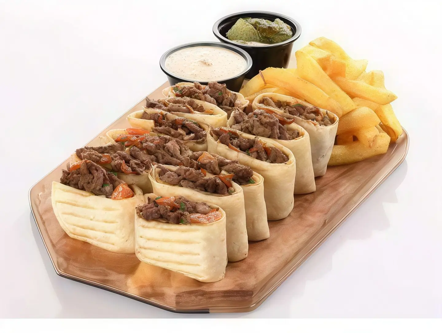 Double Arabic Beef Shawarma
