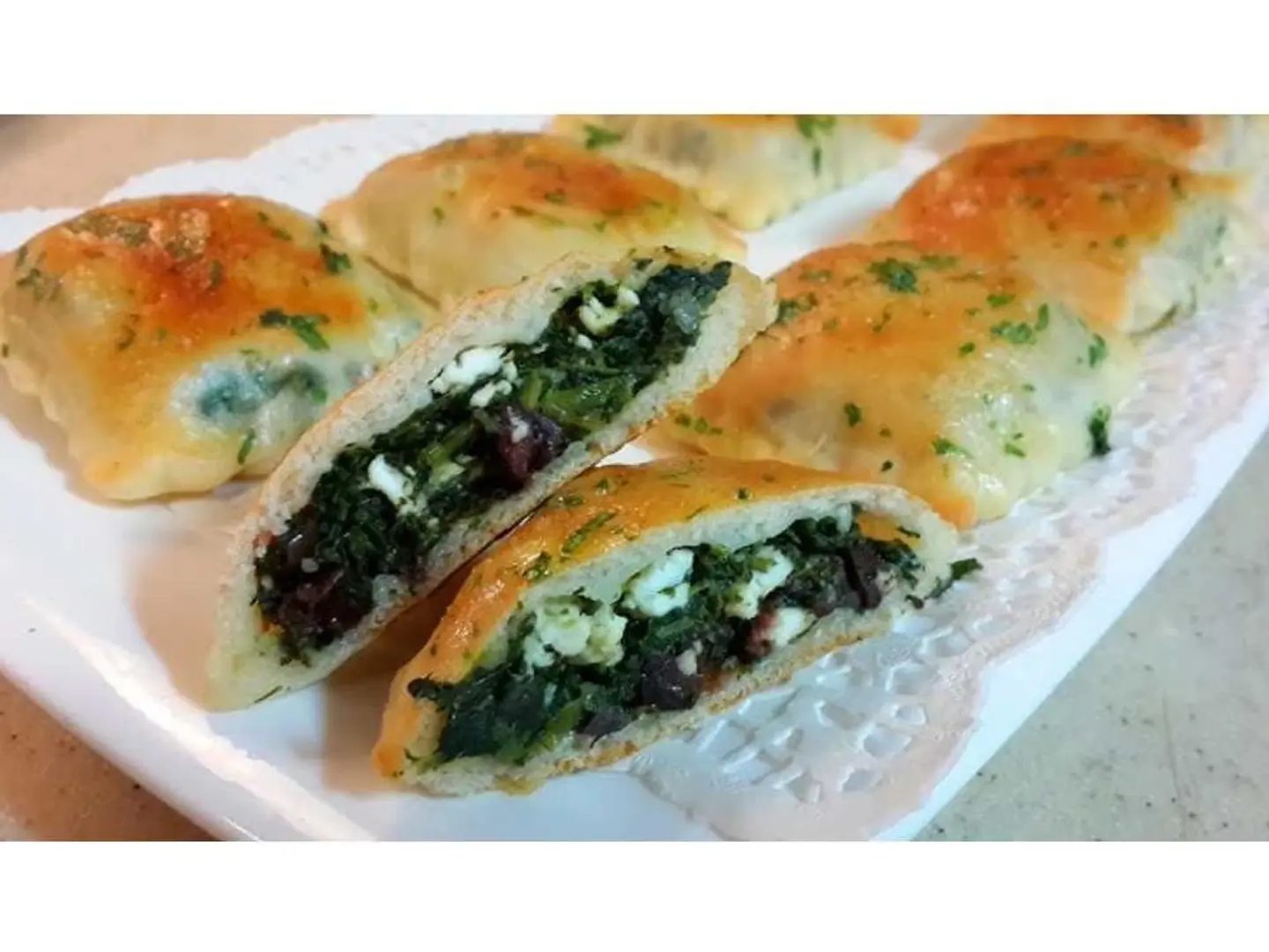 Spinach And Cheese Manakish