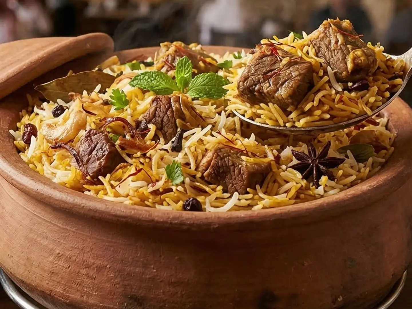 برياني لحم بقري