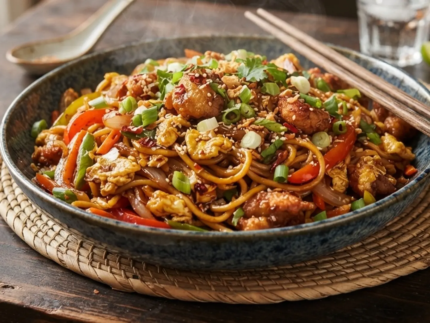 Signature Honey Chilly Egg Noodles