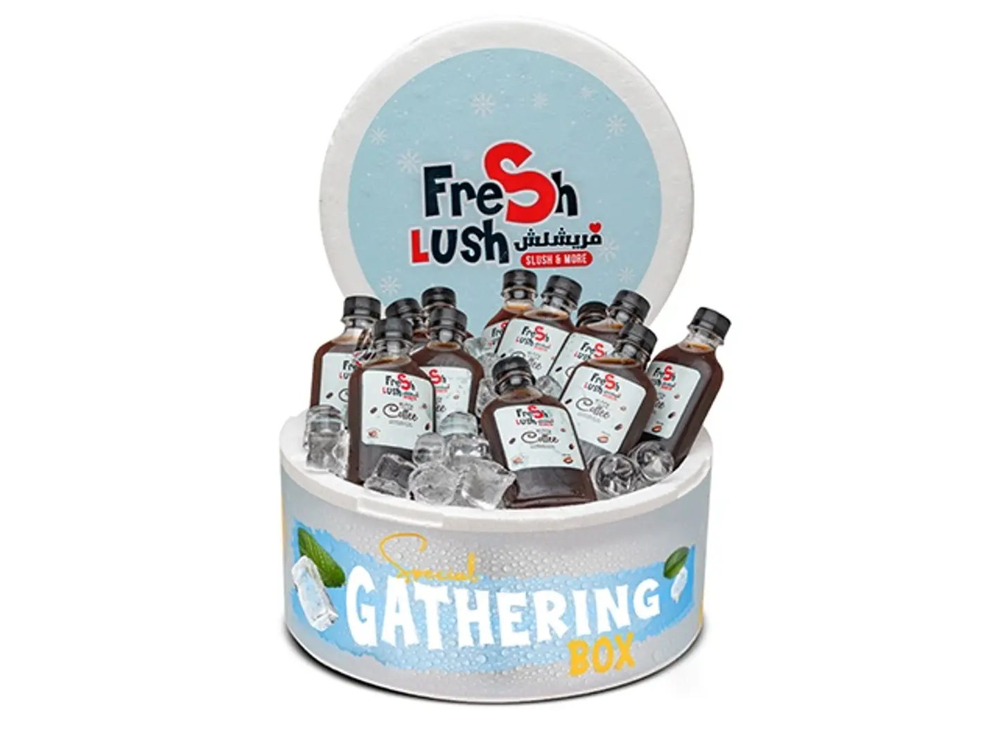 قهوة سوداء باردة بوكس اللمة 12 حبات