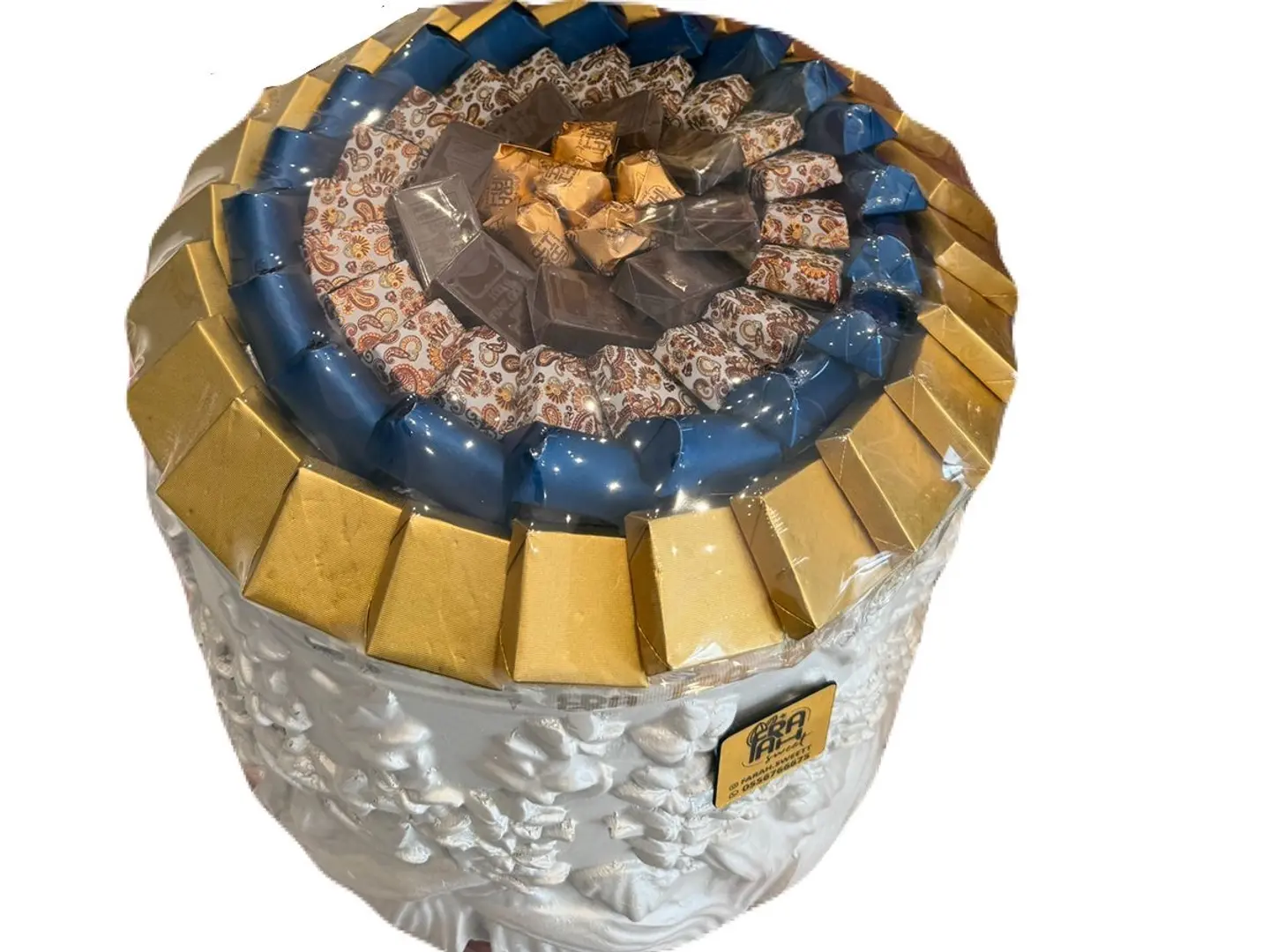 White Fiber Chocolate Tray