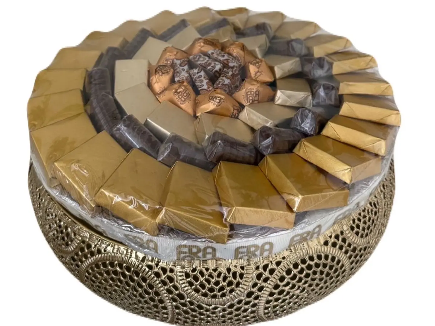 Golden Chocolate Tray