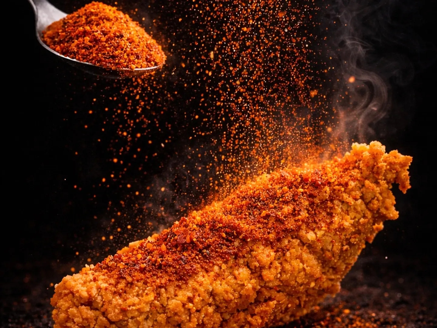 Special Spices Added To The Strips