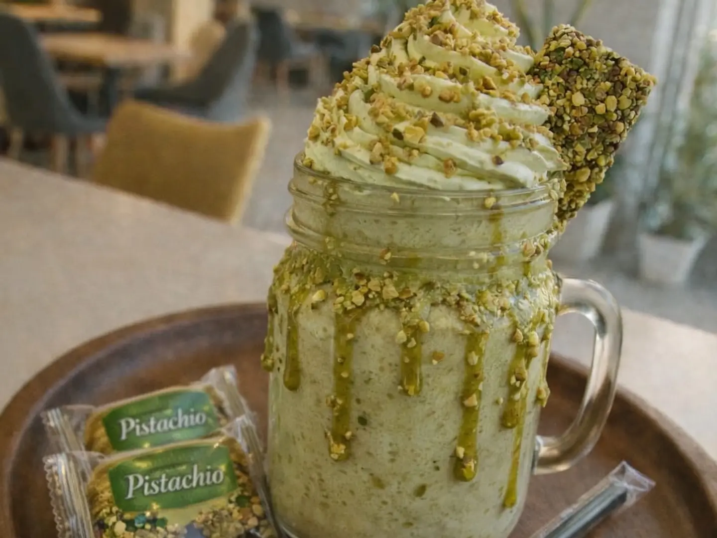 ميلك شيك بستاشيو