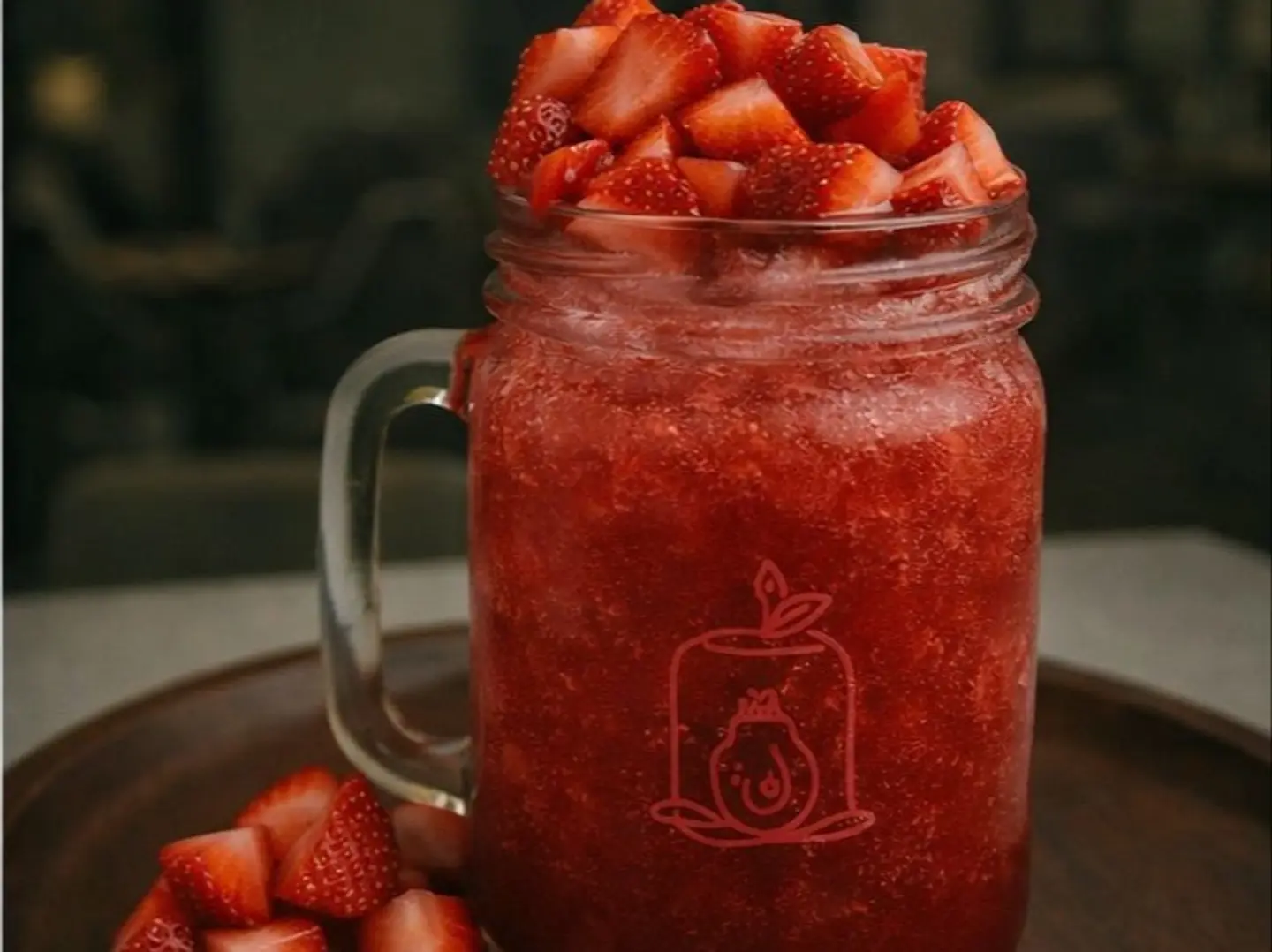 عصير فراولة