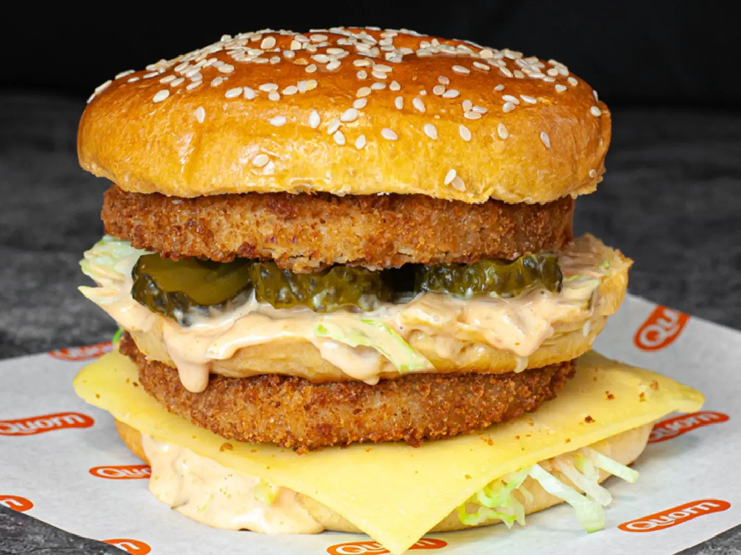 دبل برجر دجاج