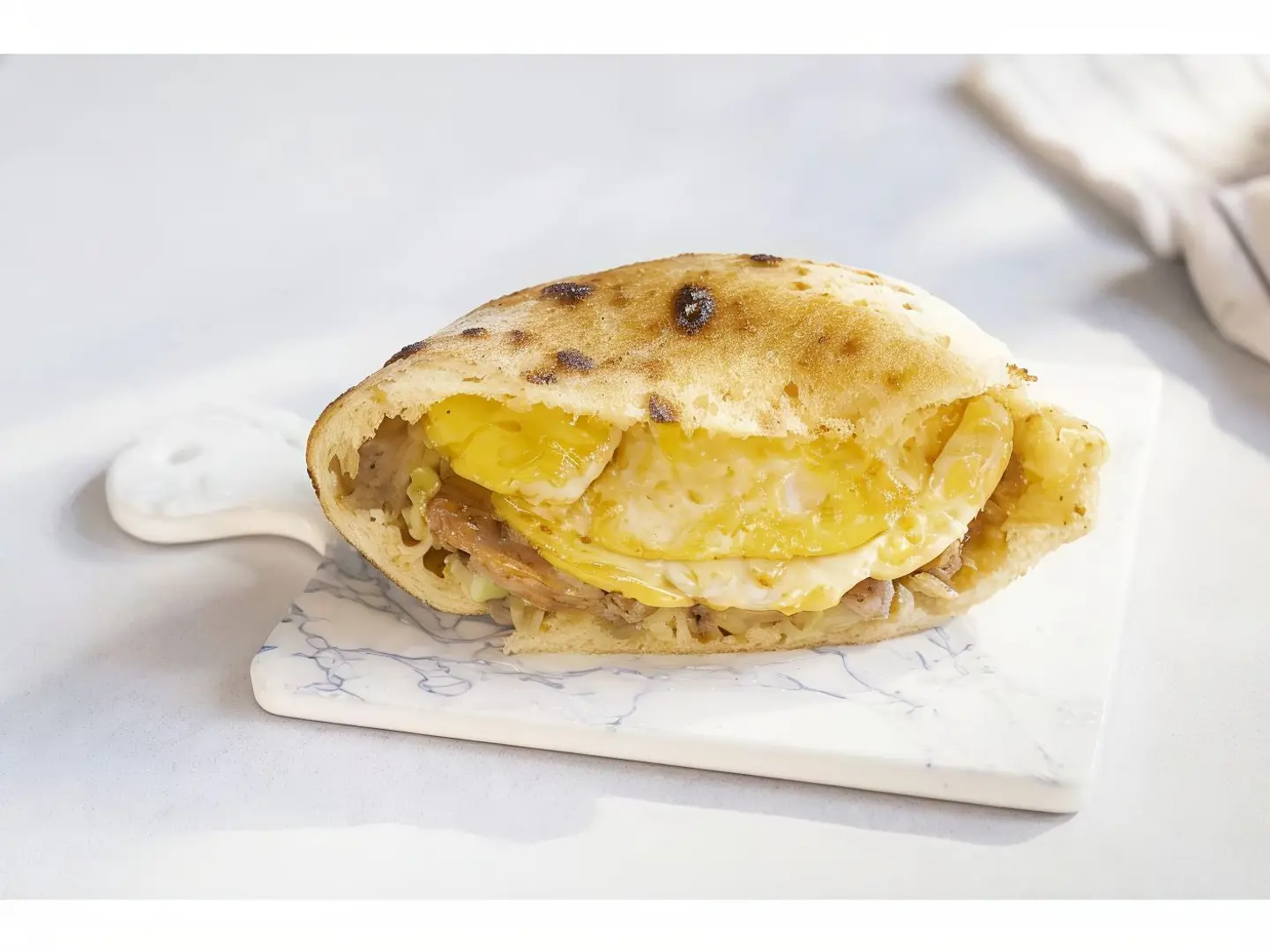 Foul Sandwich With Fried Egg